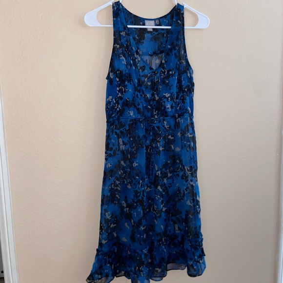 Grunge vibes cheetah print v neckline floral see thru dress cute ruffled bottoms - Picture 1 of 11